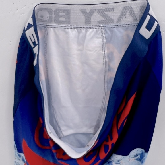 CRAZY BOXER BRIEFS COCA COLA DESIGN, 92%  POLYESTER 8% “ELASTHANNE,” LARGE SIZE - Picture 4 of 11